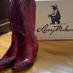 Larry Maham Red Lace X Boots